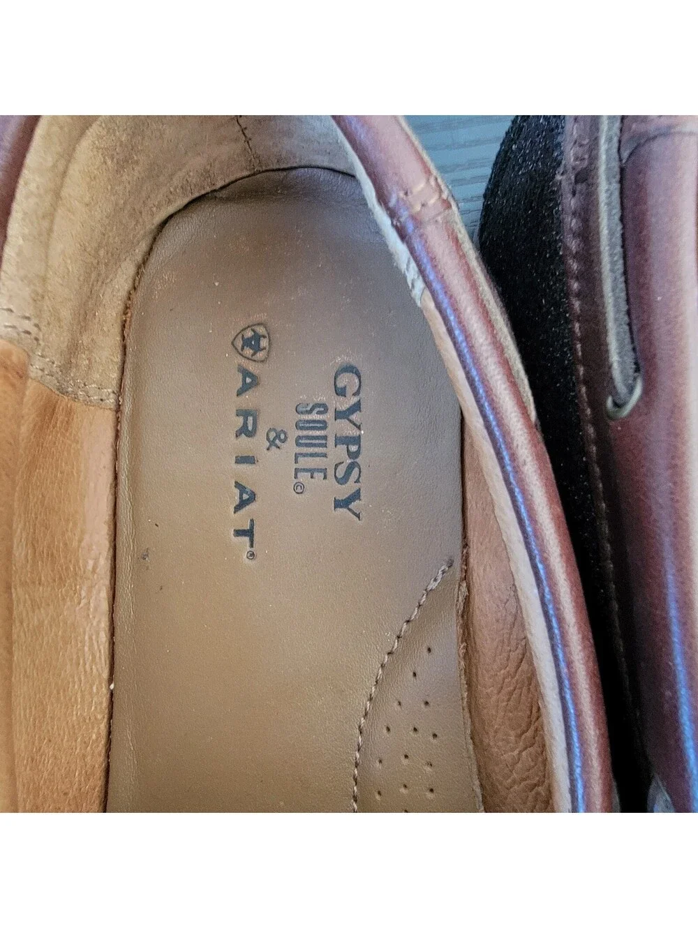 Ariat x Gypsy Soule Studded Glitter Boat Shoes Size 11B